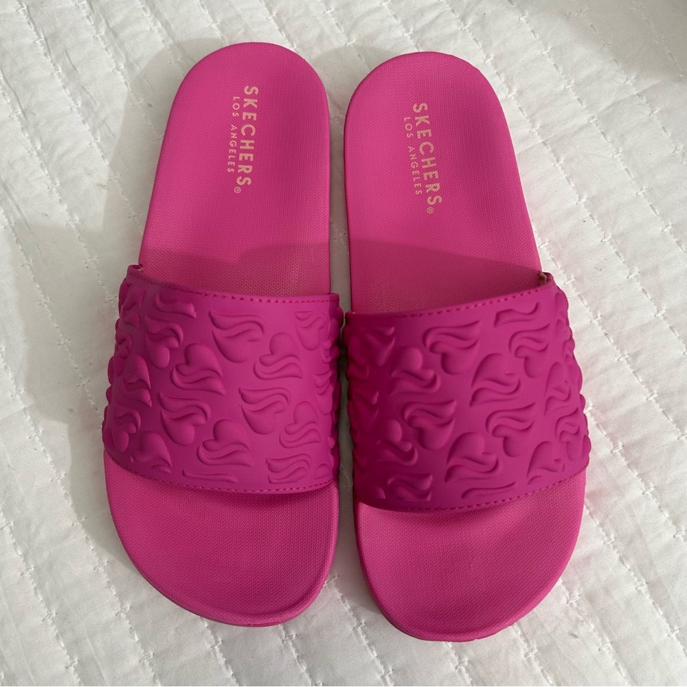 Skechers Kids' Pink Slide Sandals